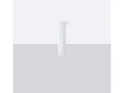 Lámpara de techo Gloow minimalista de aluminio - 1 fuentes luminosas 3000K - L.6,5 x A.30 cm - blanco