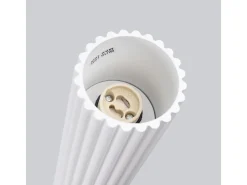 Lámpara de techo Gloow minimalista de aluminio - 1 fuentes luminosas 3000K - L.6,5 x A.40 cm - blanco