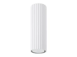 Lámpara de techo Gloow minimalista de aluminio - 1 fuentes luminosas 4000K - L.6,5 x A.20 cm - blanco
