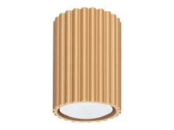 Lámpara de techo Gloow minimalista de aluminio - 1 fuentes luminosas 3000K - L.6,5 x A.10 cm - dorado