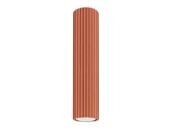 Lámpara de techo Gloow minimalista de aluminio - 1 fuentes luminosas 4000K - L.6,5 x A.30 cm - ocre rojo