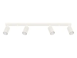Lámpara de techo Gloow minimalista de aluminio - 4 fuentes luminosas 3000K - L.81 x A.16,5 cm - beige