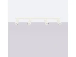 Lámpara de techo Gloow minimalista de aluminio - 4 fuentes luminosas 3000K - L.81 x A.16,5 cm - beige