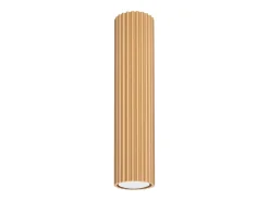 Lámpara de techo Gloow minimalista de aluminio - 1 fuentes luminosas 3000K - L.6,5 x A.30 cm - dorado