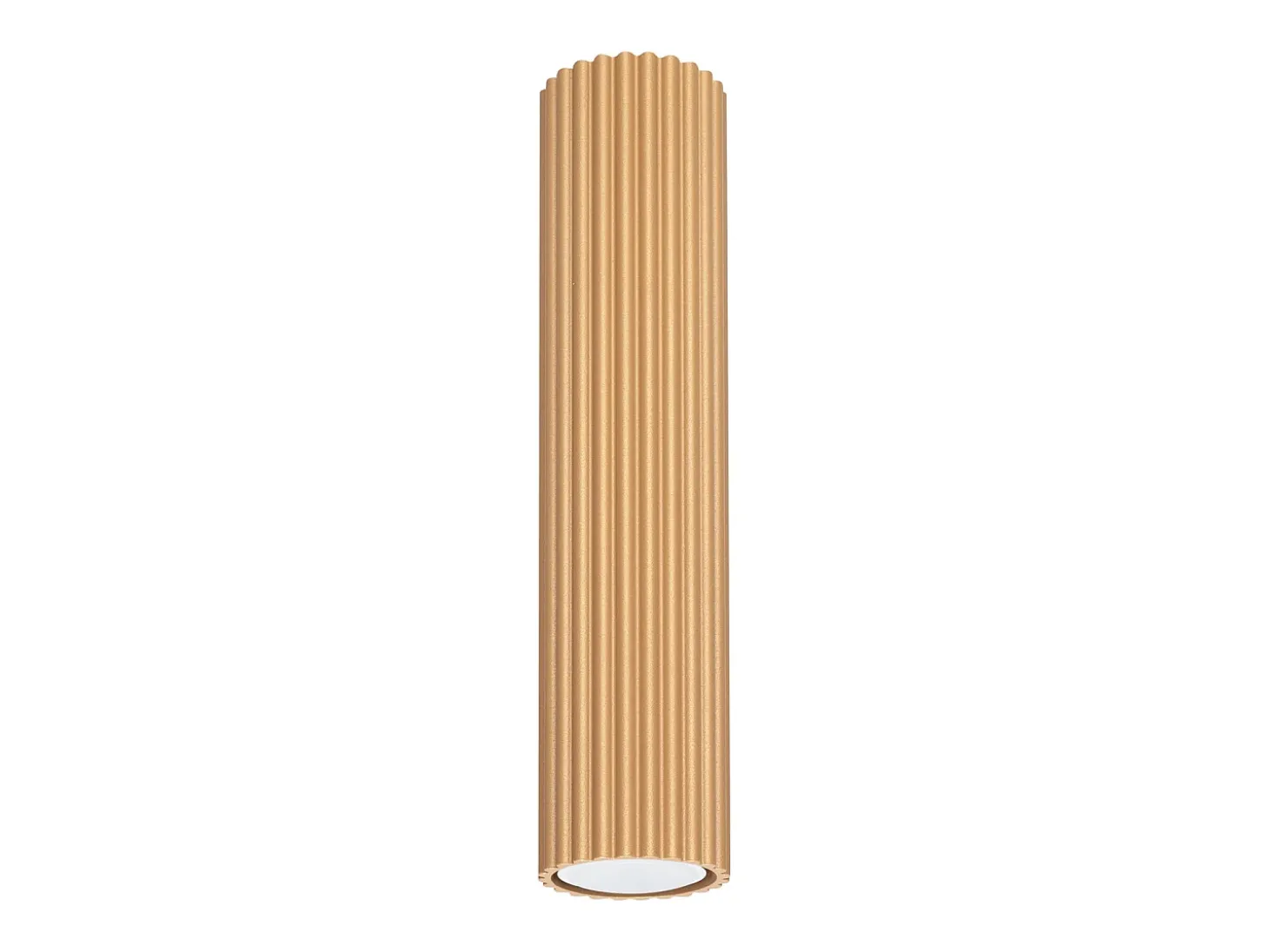 Lámpara de techo Gloow minimalista de aluminio - 1 fuentes luminosas 3000K - L.6,5 x A.30 cm - dorado