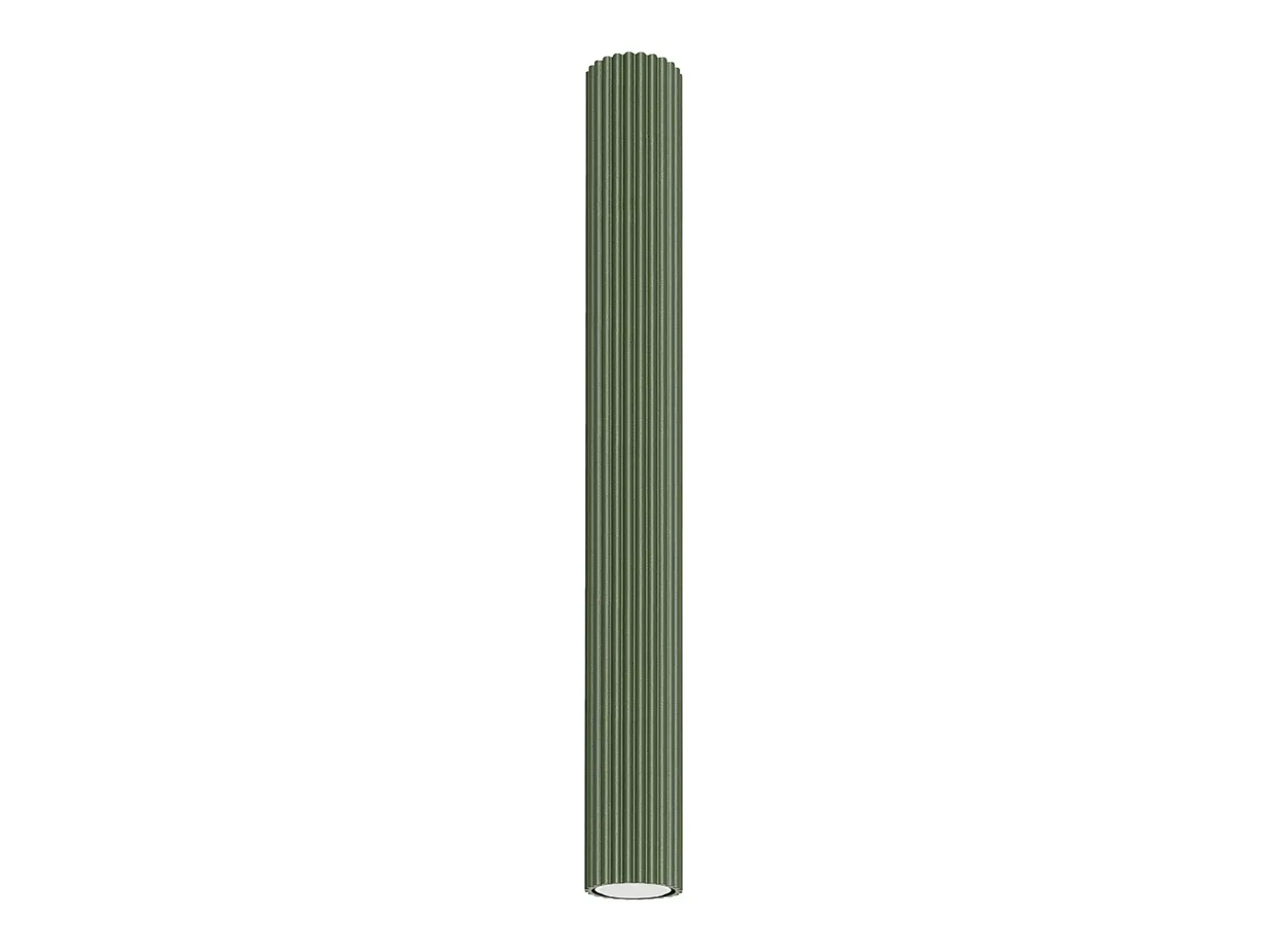 Lámpara de techo Gloow minimalista de aluminio - 1 fuentes luminosas 4000K - L.6,5 x A.60 cm - verde oliva