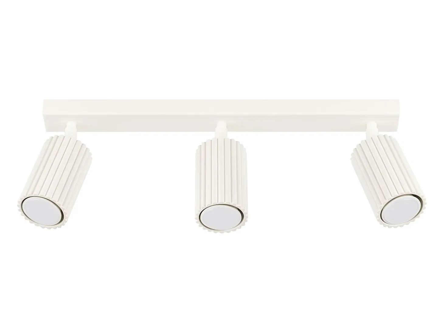 Lámpara de techo Gloow minimalista de aluminio - 3 fuentes luminosas 4000K - L.45 x A.16,5 cm - beige