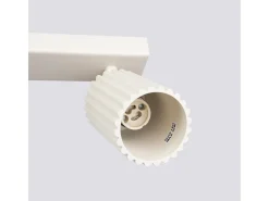 Lámpara de techo Gloow minimalista de aluminio - 2 fuentes luminosas 3000K - L.30 x A.16,5 cm - beige