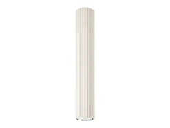 Lámpara de techo Gloow minimalista de aluminio - 1 fuentes luminosas 4000K - L.6,5 x A.40 cm - beige