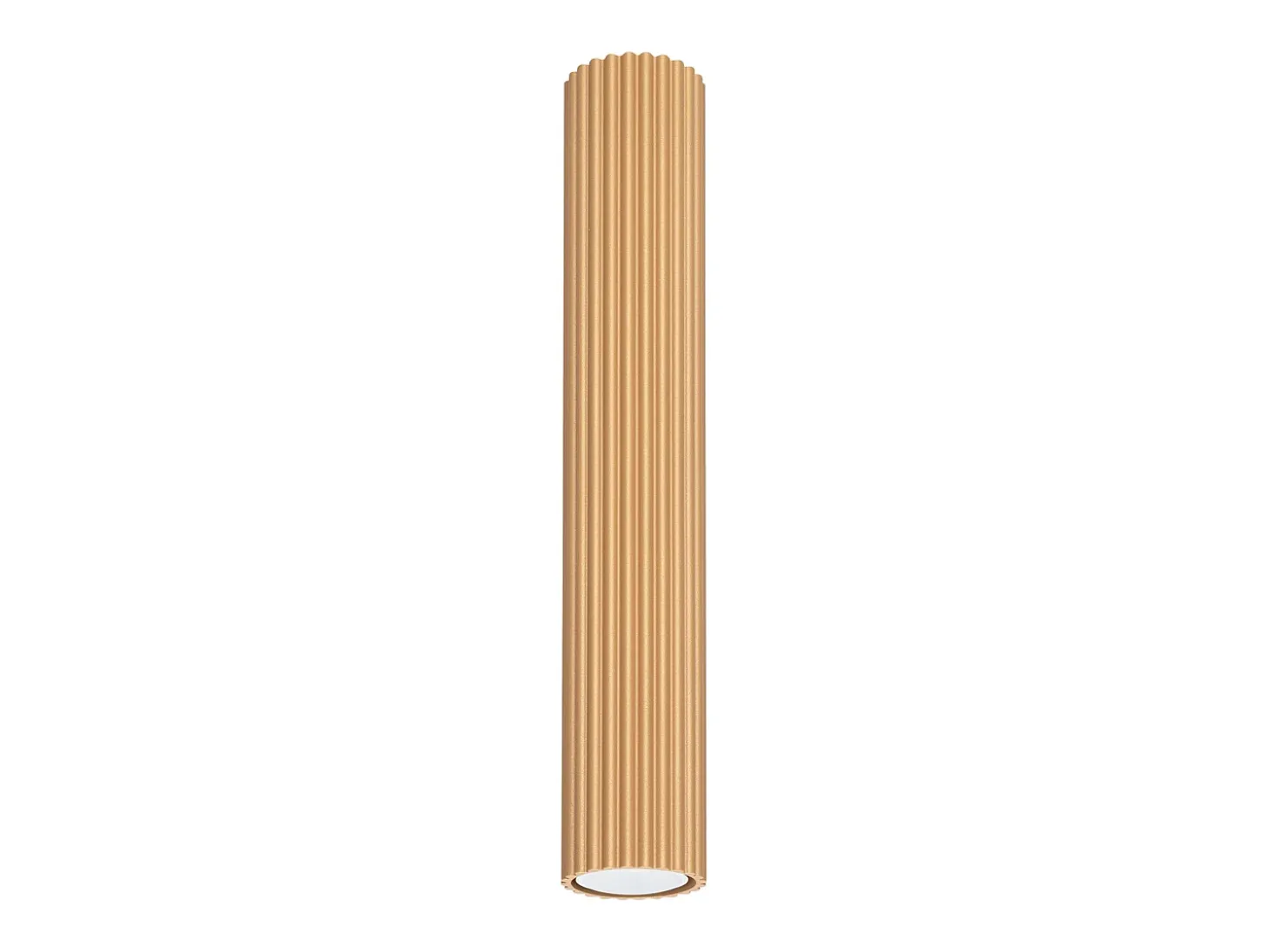 Lámpara de techo Gloow minimalista de aluminio - 1 fuentes luminosas 3000K - L.6,5 x A.40 cm - dorado