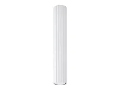 Lámpara de techo Gloow minimalista de aluminio - 1 fuentes luminosas 4000K - L.6,5 x A.40 cm - blanco