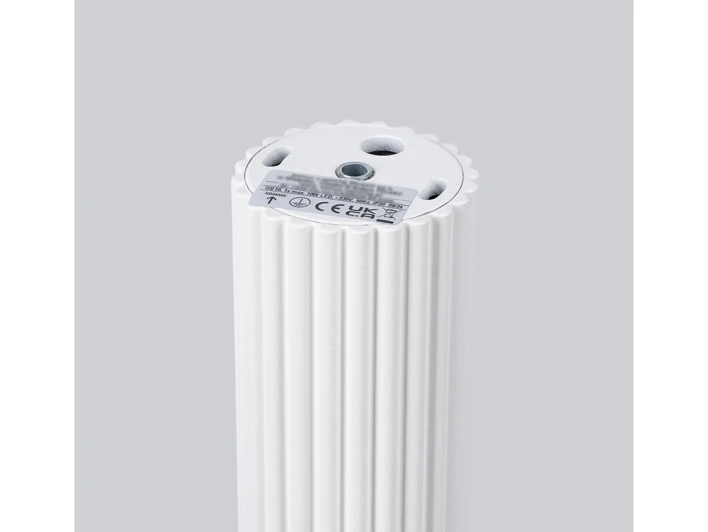 Lámpara de techo Gloow minimalista de aluminio - 1 fuentes luminosas 4000K - L.6,5 x A.40 cm - blanco