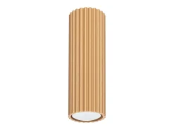 Lámpara de techo Gloow minimalista de aluminio - 1 fuentes luminosas 4000K - L.6,5 x A.20 cm - dorado