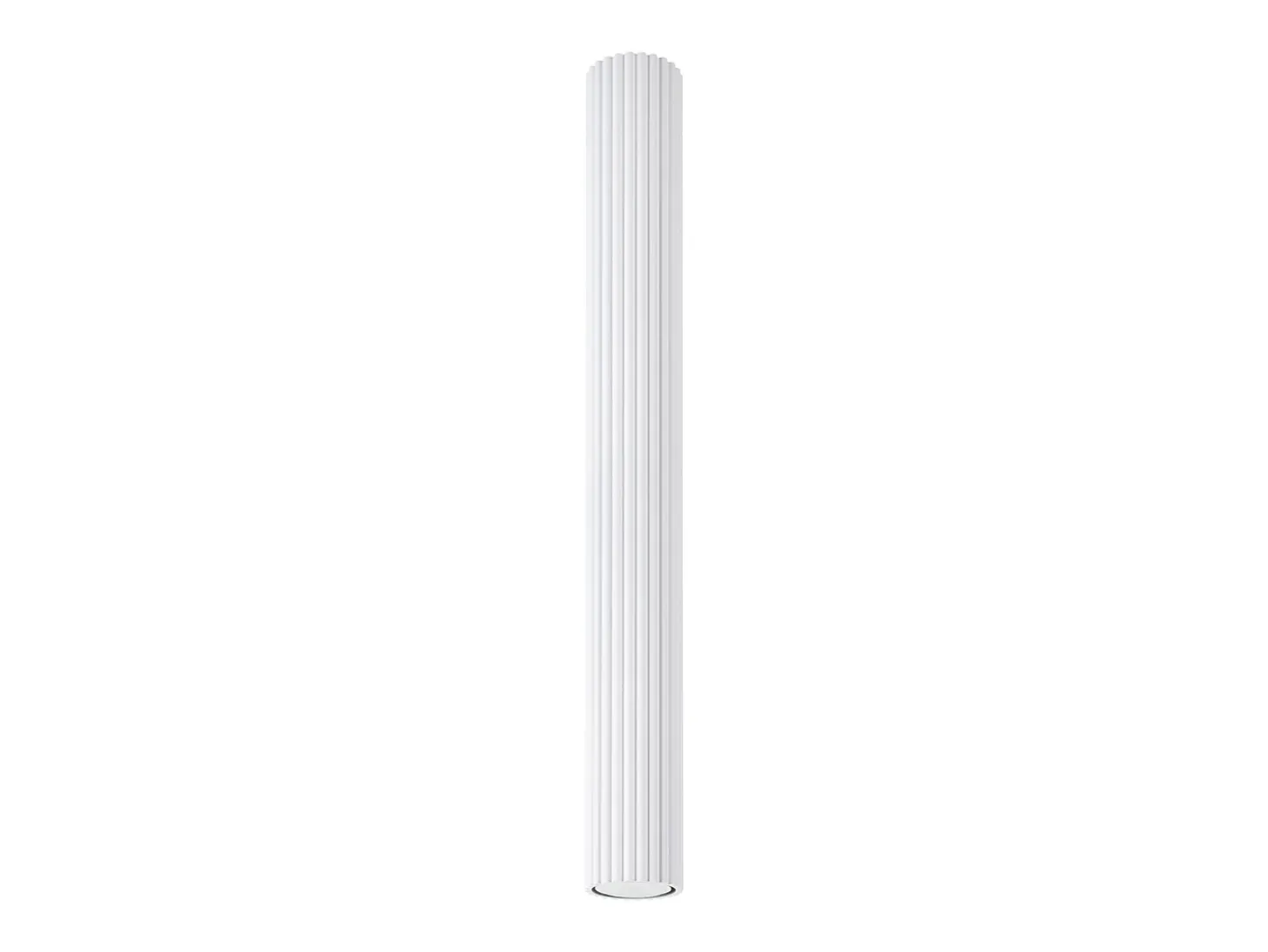 Lámpara de techo Gloow minimalista de aluminio - 1 fuentes luminosas 4000K - L.6,5 x A.60 cm - blanco