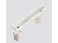 Lámpara de techo Gloow minimalista de aluminio - 2 fuentes luminosas 4000K - L.30 x A.16,5 cm - beige
