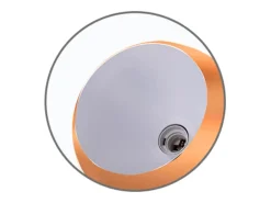 Lámpara de techo Guido Lumit 40W altura ajustable cobre Ø19 cm
