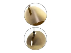 Lámpara de techo Inoi Lumit 28W altura regulable bronce Ø20 cm