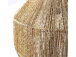 Lámpara de techo Ishi de cuerda trenzada, diámetro 30 cm