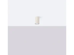 Lámpara De Techo Karbon Minimalista De Aluminio - 1 Fuentes Luminosas - L.6,5 X A.10 Cm - Beige