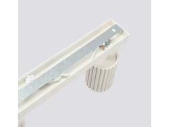 Lámpara De Techo Karbon Minimalista De Aluminio - 3 Fuentes Luminosas - L.45 X A.16,5 Cm - Beige
