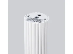 Lámpara De Techo Karbon Minimalista De Aluminio - 1 Fuentes Luminosas - L.6,5 X A.30 Cm - Blanco