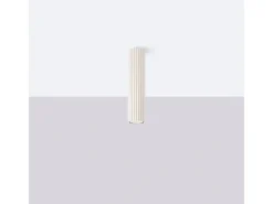 Lámpara De Techo Karbon Minimalista De Aluminio - 1 Fuentes Luminosas - L.6,5 X A.30 Cm - Beige