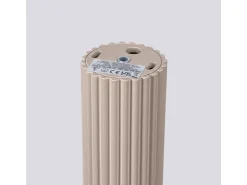Lámpara De Techo Karbon Minimalista De Aluminio - 1 Fuentes Luminosas - L.6,5 X A.30 Cm - Gris Pardo