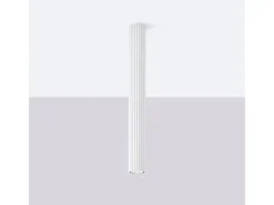 Lámpara De Techo Karbon Minimalista De Aluminio - 1 Fuentes Luminosas - L.6,5 X A.60 Cm - Blanco