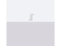 Lámpara De Techo Karbon Minimalista De Aluminio - 1 Fuentes Luminosas - L.6,5 X A.10 Cm - Blanco