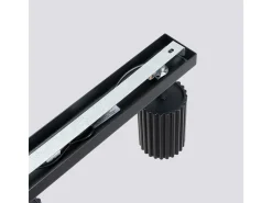 Lámpara De Techo Karbon Minimalista De Aluminio - 3 Fuentes Luminosas - L.45 X A.16,5 Cm - Negro