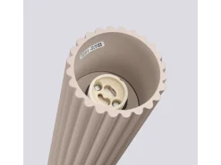 Lámpara De Techo Karbon Minimalista De Aluminio - 1 Fuentes Luminosas - L.6,5 X A.10 Cm - Gris Pardo