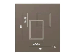 Lámpara de techo LED Cross 6596 N CT Perenz