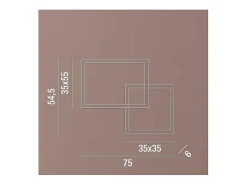 Lámpara de techo LED Cross 6595 B CT Perenz