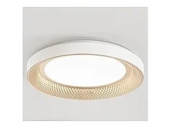 Lámpara de techo LED HIVE en metal dorado mate 40W Perenz ø50cm