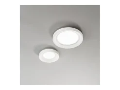 Lámpara de techo LED HIVE en metal blanco mate 30W Perenz ø35cm