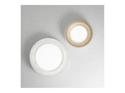 Lámpara de techo LED HIVE en metal blanco mate 40W Perenz ø50cm