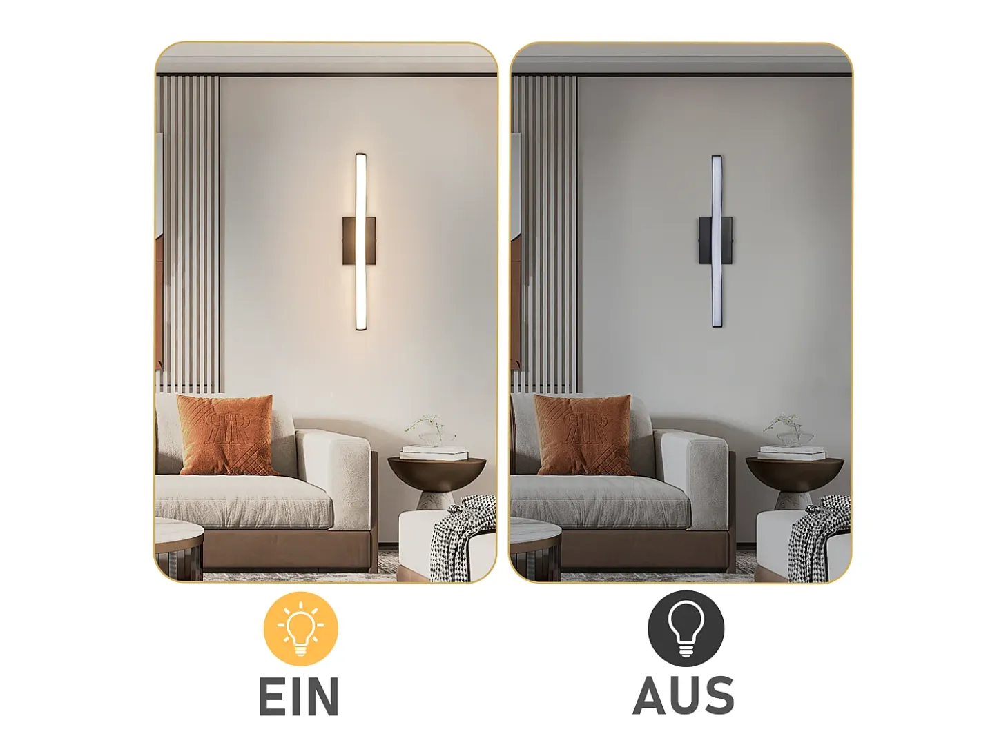 Lámpara de techo LED NETTLIFE para dormitorio, moderna, negra, 6 W, diseño ondulado, 3000 K, blanco cálido