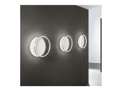 Lámpara de techo LED ORBIT Blanco y Gris 43W Perenz en aluminio