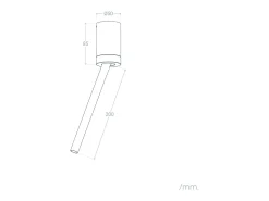 Lámpara de Techo LED 4W Aluminio Arwen Blanco