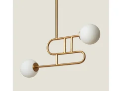 Lámpara de Techo Metal Rowsley Dorado