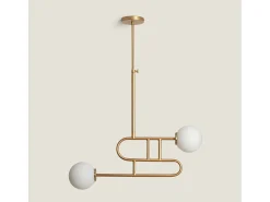 Lámpara de Techo Metal Rowsley Dorado