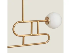 Lámpara de Techo Metal Rowsley Dorado