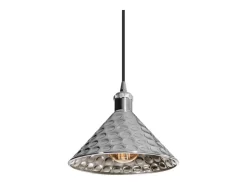 Lámpara de techo modelo Maxim Lumit 60W altura regulable plata Ø24 cm