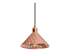 Lámpara de techo modelo Maxim Lumit 60W altura regulable cobre Ø24 cm