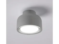 Lámpara de techo moderna BOTTONE en aluminio titanio 1xGX53