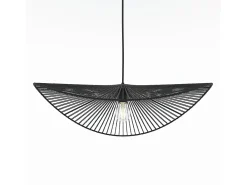 Lámpara de techo negra de papel de cuerda 75 cm - Mada