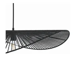 Lámpara de techo negra de papel de cuerda 75 cm - Mada
