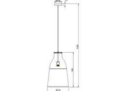Lámpara de techo Nomi de Bambú, diametro 31 cm