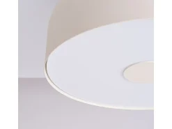 Lámpara De Techo Omiq Moderno De Acero/Pvc - 4 Fuentes Luminosas - L.30 X A.15 Cm - Beige