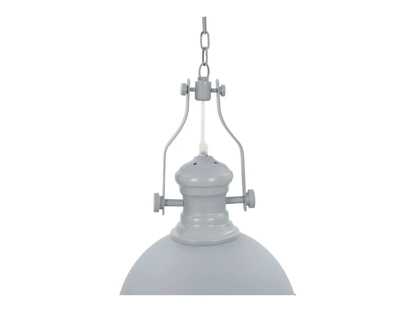 Lámpara de techo redonda gris E27 ES407307